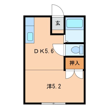 桜ハイツの物件間取画像